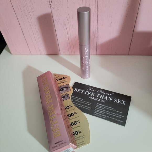 Too Faced Better than Sex Black Mascara in Box Full Size - Picture 13 of 13